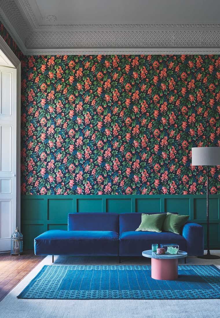 All About Wallpaper In A Living Room  Walls Republic US